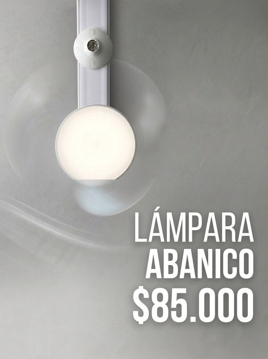 Lámpara Abanico LED | 3 Luces + Aspas Ocultas